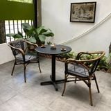 bàn ghế cafe ngoài trời luxvie