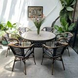 bàn ghế sân thượng luxvie