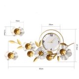 Đồng hồ trang trí nghệ thuật Hoa cung đình A2106V