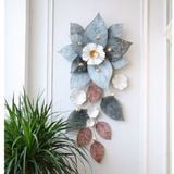 Decor treo tường Hoa xám xanh 2226