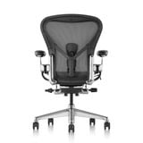 Ghế công thái học Herman Miller Aeron khung nhôm chân nhôm