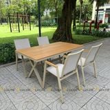 Bộ bàn ghế sân vườn LU1061T + Ghế LU3036C