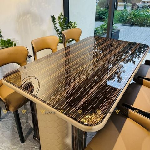 Bộ bàn ăn mặt đá Abellone