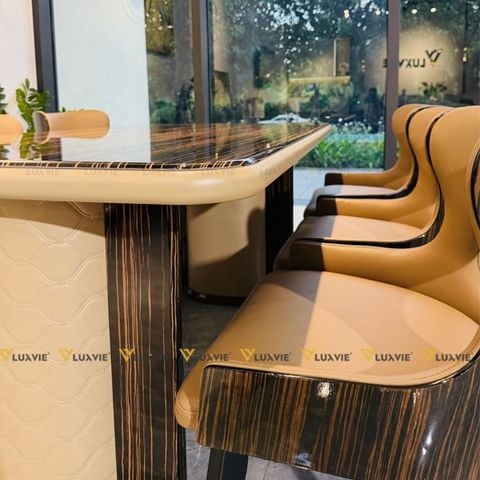 Bộ bàn ăn mặt đá Abellone