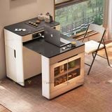 Bàn ăn đảo bếp mặt đá ADBD4