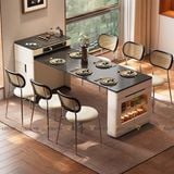 Bàn ăn đảo bếp mặt đá ADBD4