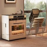 Bàn ăn đảo bếp mặt đá ADBD4