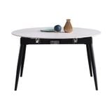 Bàn ăn mặt đá tròn thông minh kết hợp bếp từ Christopher (không gồm ghế)