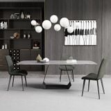 Bàn ăn mặt đá cao cấp Crystal (không gồm ghế)