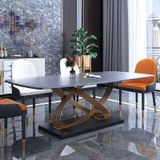 Bàn ăn mặt đá cao cấp Fiber (không gồm ghế)