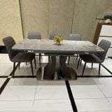 Bàn ăn mặt đá thông minh Lazio (Không gồm ghế)