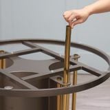 Bàn ăn tròn xoay 2 mặt đá Vanga (không gồm ghế)