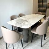 Bàn ăn mặt đá cao cấp Maya (không gồm ghế)