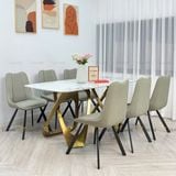 Bàn ăn mặt đá Cloudy (không gồm ghế)