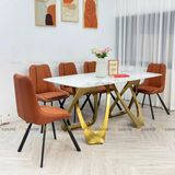 Bàn ăn mặt đá Cloudy (không gồm ghế)