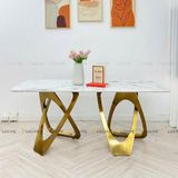 Bàn ăn mặt đá Cloudy (không gồm ghế)