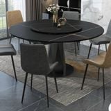 Bàn ăn mặt đá thông minh xoay tròn thành chữ nhật Lucifer (Không gồm ghế)