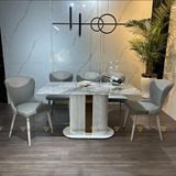 Bàn ăn mặt đá Pillar2 (không gồm ghế)