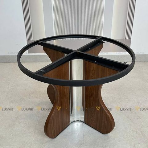 Bàn ăn tròn xoay 2 mặt đá Divine (không gồm ghế)