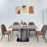 Bàn ăn mặt đá Ivan (không gồm ghế)