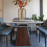 Bàn ăn mặt đá vuông thông minh Cypher (không gồm ghế)