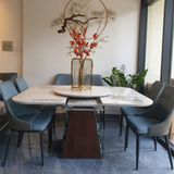 Bàn ăn mặt đá vuông thông minh Cypher (không gồm ghế)