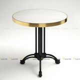 Bàn tròn mặt đá chân sắt DPBV29A(không ghế)