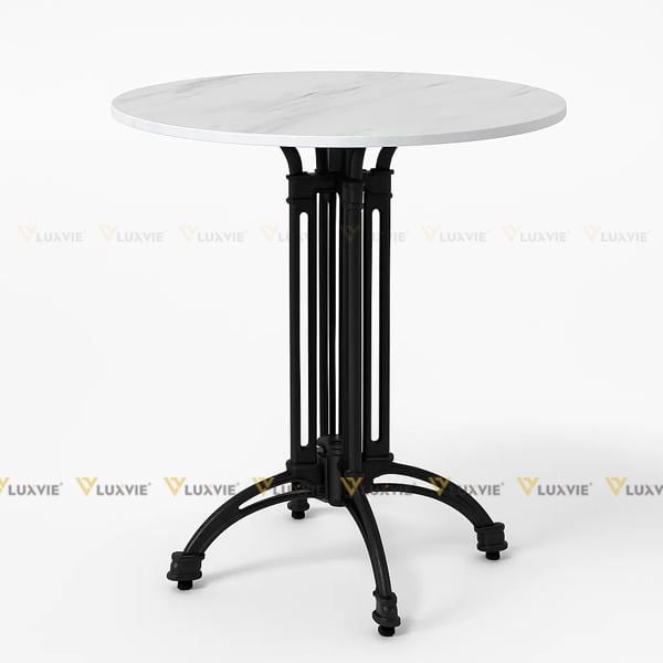 Bàn tròn mặt đá chân sắt DPBV29(không ghế)