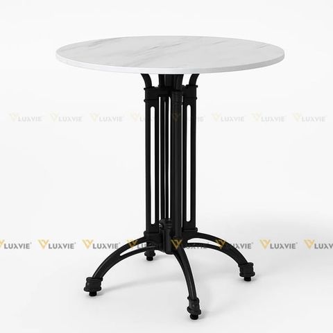 Bàn tròn mặt đá chân sắt DPBV29(không ghế)