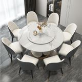 Bàn ăn tròn 2 mặt đá xoay Melisa (không gồm ghế)