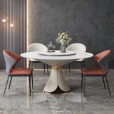 Bàn ăn tròn 2 mặt đá xoay Melisa (không gồm ghế)