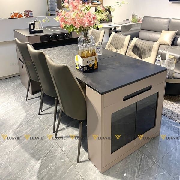 Bàn ăn đảo bếp ADBD4 (không gồm ghế)