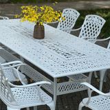 Bàn ngoài trời nhôm đúc chữ nhật BN25CN (không gồm ghế)