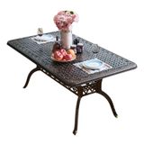 Bàn sân vườn chữ nhật BN04CN (không gồm ghế)