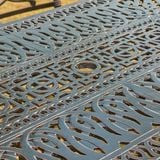 Bộ bàn ghế nhôm ngoài trời LU6072 + Ghế LU6005C