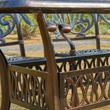 Bộ bàn ghế nhôm ngoài trời LU6072 + Ghế LU6005C