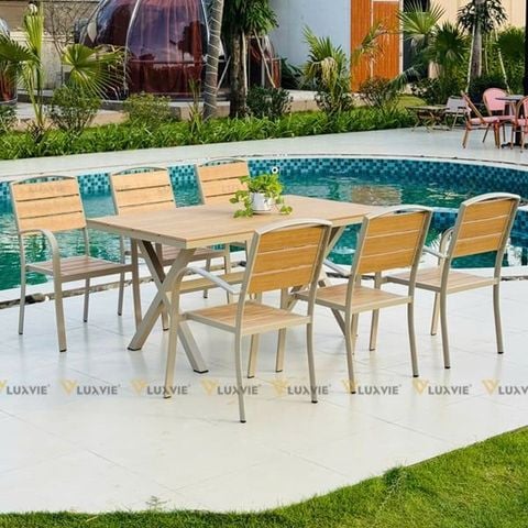 Bộ bàn ghế sân vườn DPBV23 + Ghế HPG1A