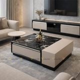 bàn trà mặt đá