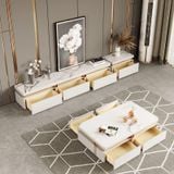 Bàn trà mặt đá AD913