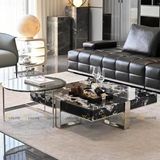 Bàn trà đôi vuông AD204