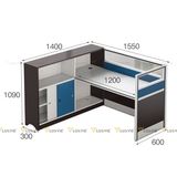 Cụm Bàn văn phòng TKCBX (Không gồm ghế)