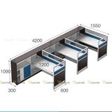 Cụm Bàn văn phòng TKCBX (Không gồm ghế)