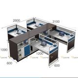 Cụm Bàn văn phòng TKCBX (Không gồm ghế)