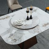 Bàn ăn mặt đá vuông thông minh Cypher (không gồm ghế)