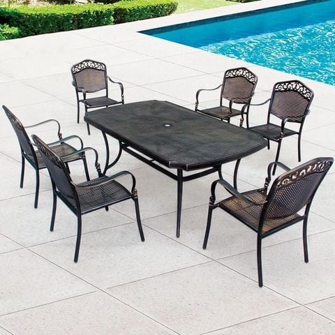 Ghế Ngoài Trời Nhôm Đúc GN05