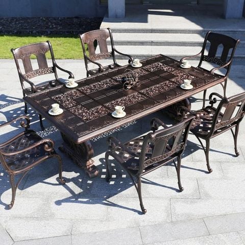 Ghế Ngoài Trời Nhôm Đúc HPGN56