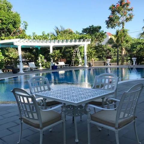 Ghế ngoài trời nhôm đúc GN08