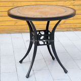 bàn nhôm đúc mặt đá