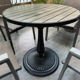 Bàn nhôm đúc ngoài trời BCFD80 (không gồm ghế)