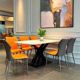 Bàn ăn mặt đá cao cấp Gucci (không gồm ghế)